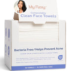 Disposable Face Towels XL for Skin Care & Makeup Removal – 100% Biodegradable by MyFlexy