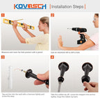 6 Pack Solid Rigid Door Stops - Image 6