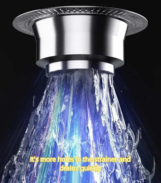3 in 1 Kitchen Sink Drain Strainer, Universal Stainless Steel Kitchen Sink - Image 7