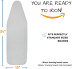 SAVUK Ironing Board Cover and Pad Standard Size Silicone Coated 4 Layers 15x54 - Image 6