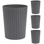 JiatuA Small Trash Can Plastic Wastebasket Round Garbage Container Bin by JiatuA