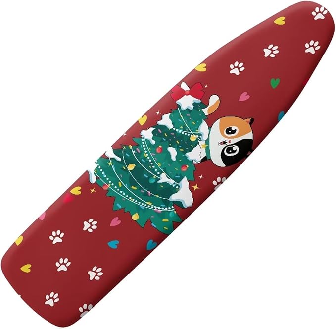 Cat Christmas Iron Board Cover Dust Cover Extra Wide Ironing Board Cover by Psesaysky
