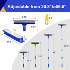 ITTAHO 12" Wide Floor Scrub and Grout Brush Set - Image 5