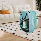 2Pack Collapsible Laundry Baskets Pop Up Laundry Hamper Mesh Storage Bins - Image 4
