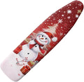 Snowman 15x54 Ironing Board Cover and Pad Elastic Edge Applicable Standard Size by Vanideaoty