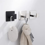 Flybath Coat Hook SUS 304 Stainless Steel Square Towel Robe Hooks Wall Mounted - Image 3