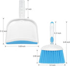 NACENA Small Dust Pan and Brush Set, Mini Broom and Dustpan Set Small Hand - Image 2