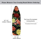 Rose Hummingbird Ironing Board Cover and Pad 15x54 Removable Padding Decorative - Image 5