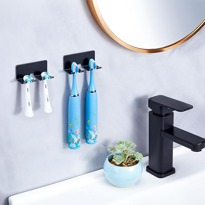 Electric Toothbrush Head Holder, Toothbrush Holders Wall Mounted, Electric - Image 5