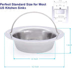2 Pack Upgrade Kitchen Sink Strainer - Image 3