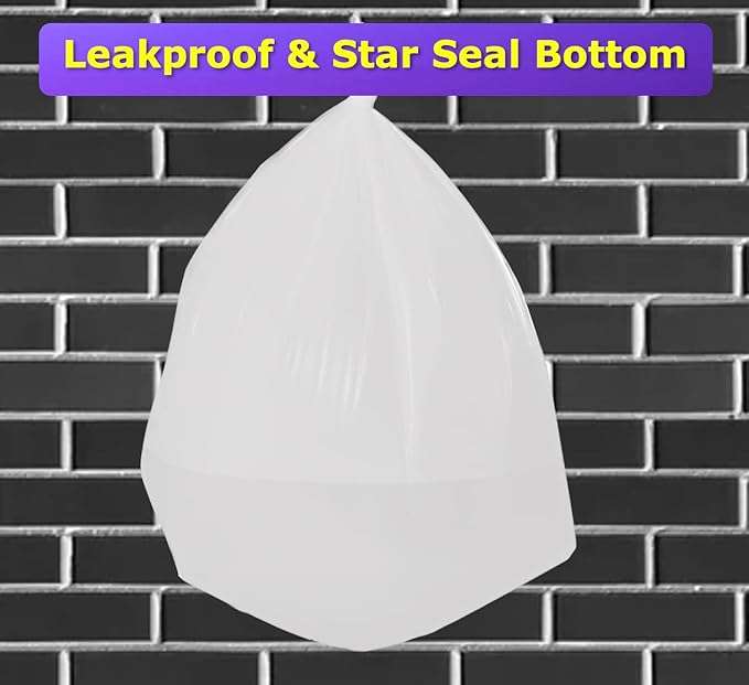 2.6 Gallon Lavender Scented Trash Bags White 2 Gallon Trash Bags Small Bathroom - Image 7