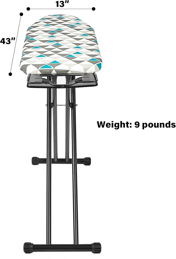 Ironing Board 13x43 Extra Thick Heavy Duty Padded Cover，Full Size Ironing Board - Image 5