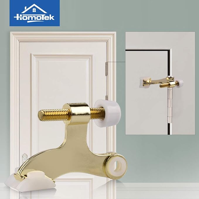 HOMOTEK 20 Pack Hinge Pin Door Stopper, Hinge Stops - Image 6