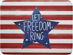 4th of July Dish Drying Mat for Kitchen Counter Patriotic Absorbent Reversible by Unknown