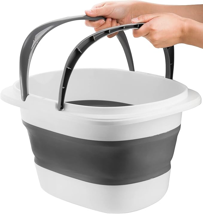 Coloch 2 Pack 16L/4.2 Gallon Collapsible Plastic Bucket, Foldable Mop Bucket - Image 4