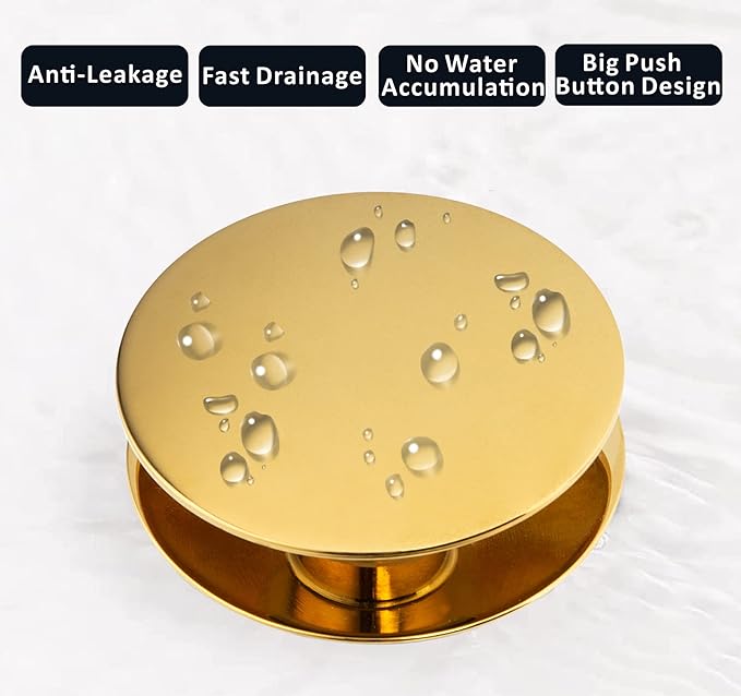 Artiwell Universal Bathroom Sink Drain Stopper, Fits Most Pop-Up Drains - Image 5