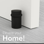 Mega Handles Knurled Floor Door Stopper, Quickly Installed Wall Protector - Image 3