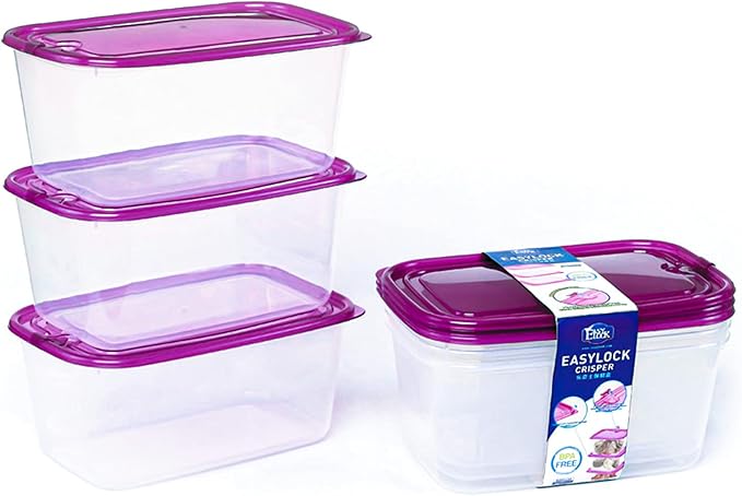 KIGI Large Plastic Food Containers by KIGI