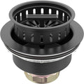 BOTEMY B9171 Black Kitchen Sink Drain Kit 3 1/2 Strainer by BOTEMY