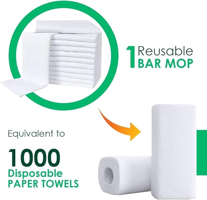 Avalon Towels Bar Towels Size 14x17 Inches – 100% Cotton, Absorbent and - Image 2