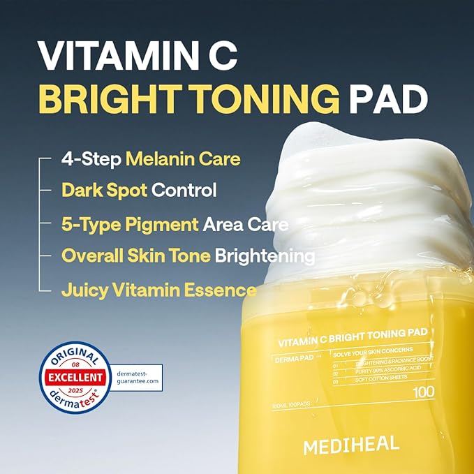 MEDIHEAL Toner Pads Bright Toning - Image 4