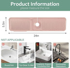 24 Inch Upgraded Draining Mat Folding faucet Mat - Image 2