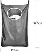 Durable hanging laundry hamper bag Behind door Space Saving - Image 2