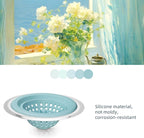 2 PCS Kitchen Stainless Silicone Sink Strainer, 4.5 inch Diameter… - Image 4