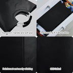 WOOHA 95L Large laundry baskets, Tall Clothes Baskets Folding Washing Bin - Image 5