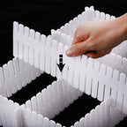 Foraineam 48Pcs Drawer Dividers, Adjustable DIY Grid Divider White Storage - Image 3