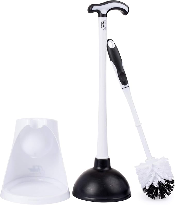 Fuller Brush Bowl Brush & Plunger in Caddy Set– 16-Inch Long Handle Brush – - Image 4