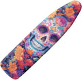 Skull Flower Steam Ironing Board Cover Standard Size 15" X 54", Watercolor by Daulesho