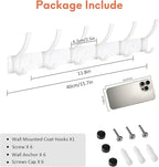 Coat Rack Wall Mount, Coat Hook Wall Mount, Wall Hooks - Image 2