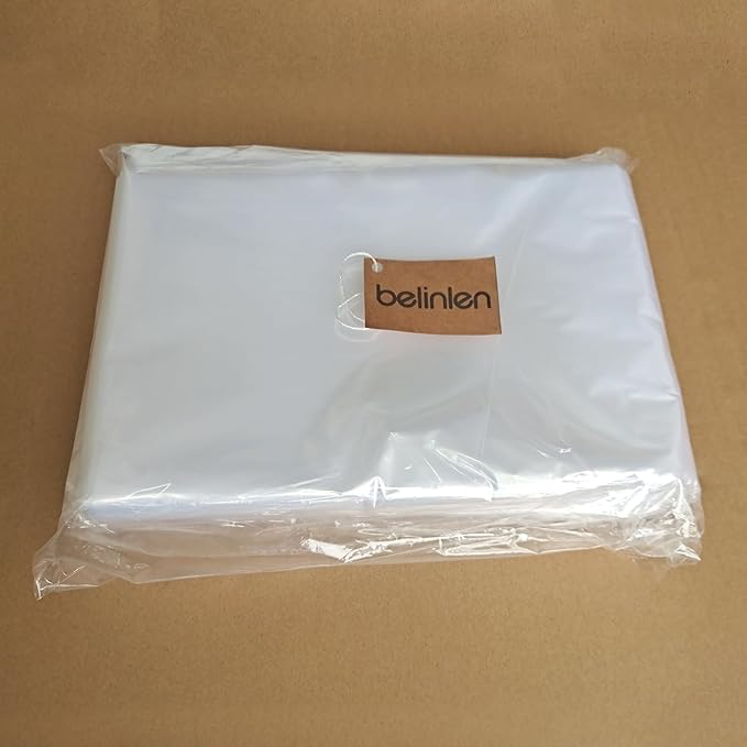 50 Pack 72inch Extra Long Plastic Garment Bag Dust Proof Clear Plastic Clothes - Image 7