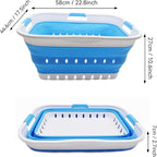 SAMMART 42L Collapsible Plastic Laundry Basket - Image 3