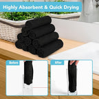 Orighty Washcloths, 20 Pack Microfiber Face Towels, Highly Absorbent and Soft - Image 3