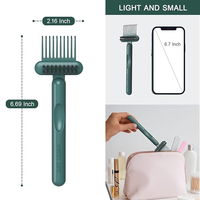 RHOS 2-in-1 Hair Brush Cleaner and Remover Tool - Image 2