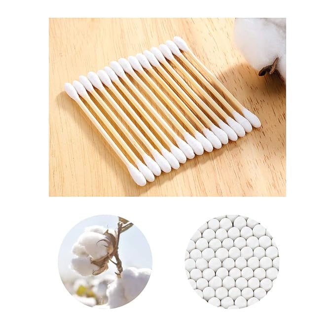 Cotton Swabs 2000ct, Double-Tipped Cotton Buds, Cotton Swabs - Image 6