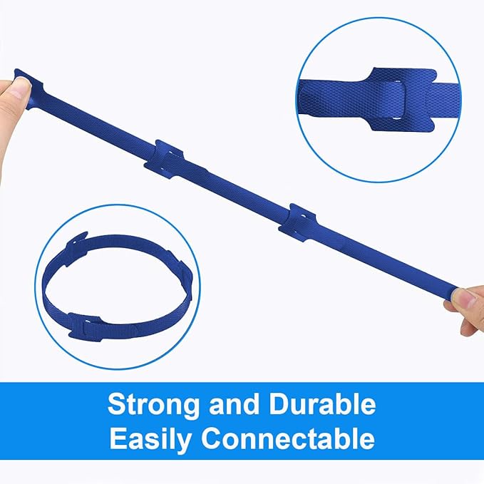 60 PCS 6 Inches Reusable Cable Ties, Wire Ties, Cord Organizer, Cable Organizer - Image 5