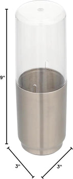 iDesign Austin Metal Covered Holder Stand, Holds Regular and Electric - Image 8