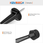 2 Pack Solid Rigid Door Stops - Image 4