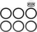 RQYEKDO 2PC Kitchen Sink Strainer Gasket Seal Rings, Fits Standard 3-1/2 inch by rqyekdo