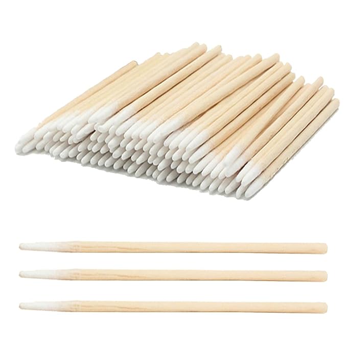 800 pcs 4 Inch Pointed Cotton Swabs Precision Microblading Cotton Tipped by qzcccecl