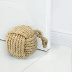 Marwood Rope Knot Door Stops Decorative Nautical Ball Door Stopper Handmade by Marwood