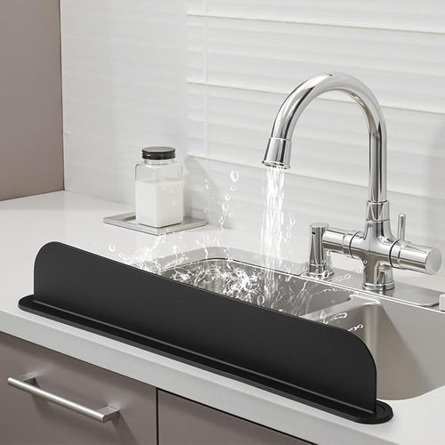 19.29 inch Sink Water Splash Guard, Silicone Sink Splash Guard, Backsplash by Unknown
