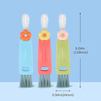 3 in 1 Bottle Gap Cleaning Brush, Portable Crevice Cleaning Brush Set, Suitable - Image 6