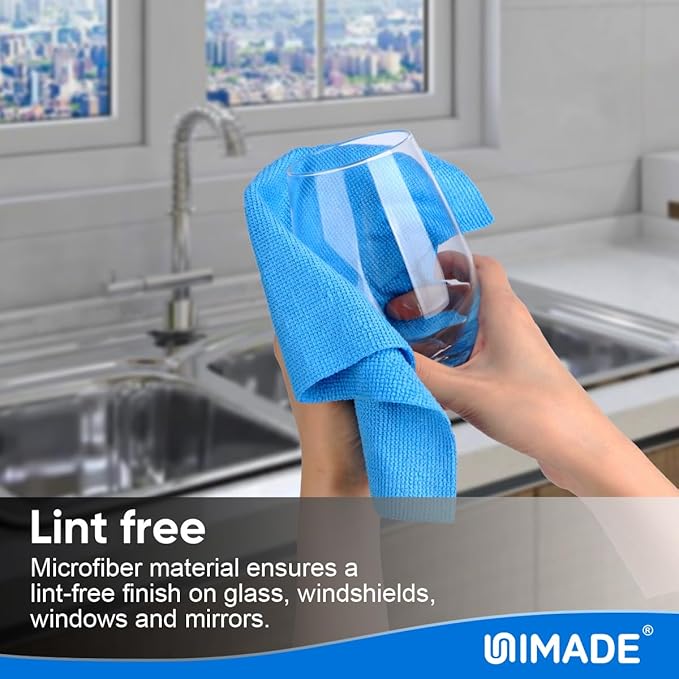 Shop Towels Rags, 150 Pack Reusable Shop Rags Bulk Microfiber Cleaning Cloth - Image 5