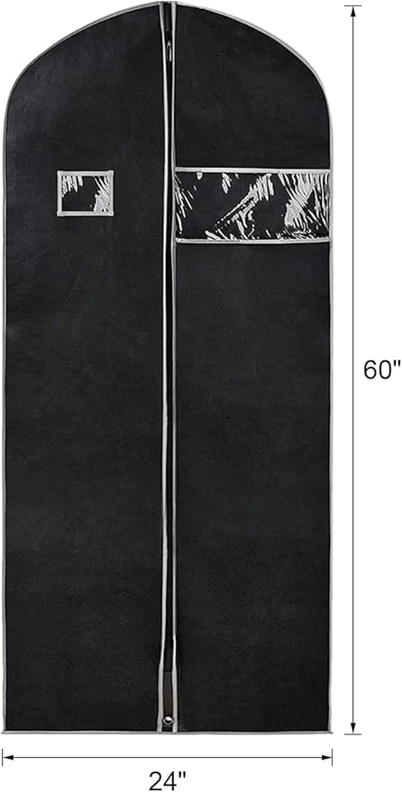 Syeeiex 60'' Dress Bags for Gowns, Dress Garment Bag, Dustproof and Keep Closet - Image 3