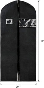Syeeiex 60'' Dress Bags for Gowns, Dress Garment Bag, Dustproof and Keep Closet - Image 3