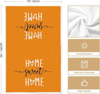 Artoid Mode Orange Stripes Home Sweet Home Boho Kitchen Towels Dish Towels - Image 6
